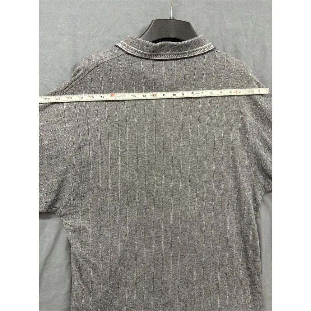 Bill Blass Men’s Gray Polo Golf Shirt XL